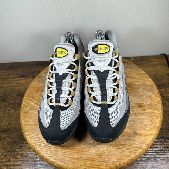 Nike Air Max 95 Yellow Strike Shoes Sneakers Men's Size 8 DX4236-100 - Picture 3 of 8